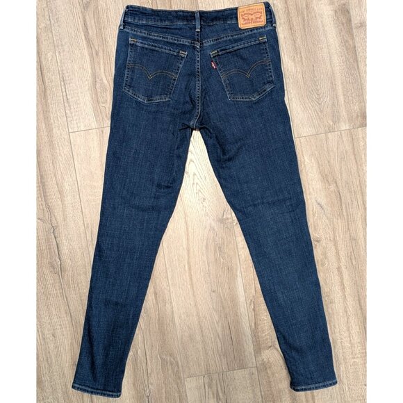 Levi's 711 Skinny Jeans Women’s Size 29 x 30 Mid Rise Stretch Blue Denim - Picture 6 of 11